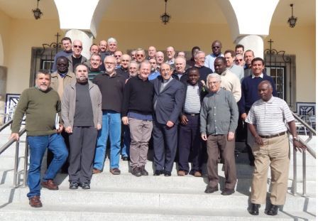 Mons. António Marto, Bishop of Leiria-Fátima, visits the members of the Consulta 2014.